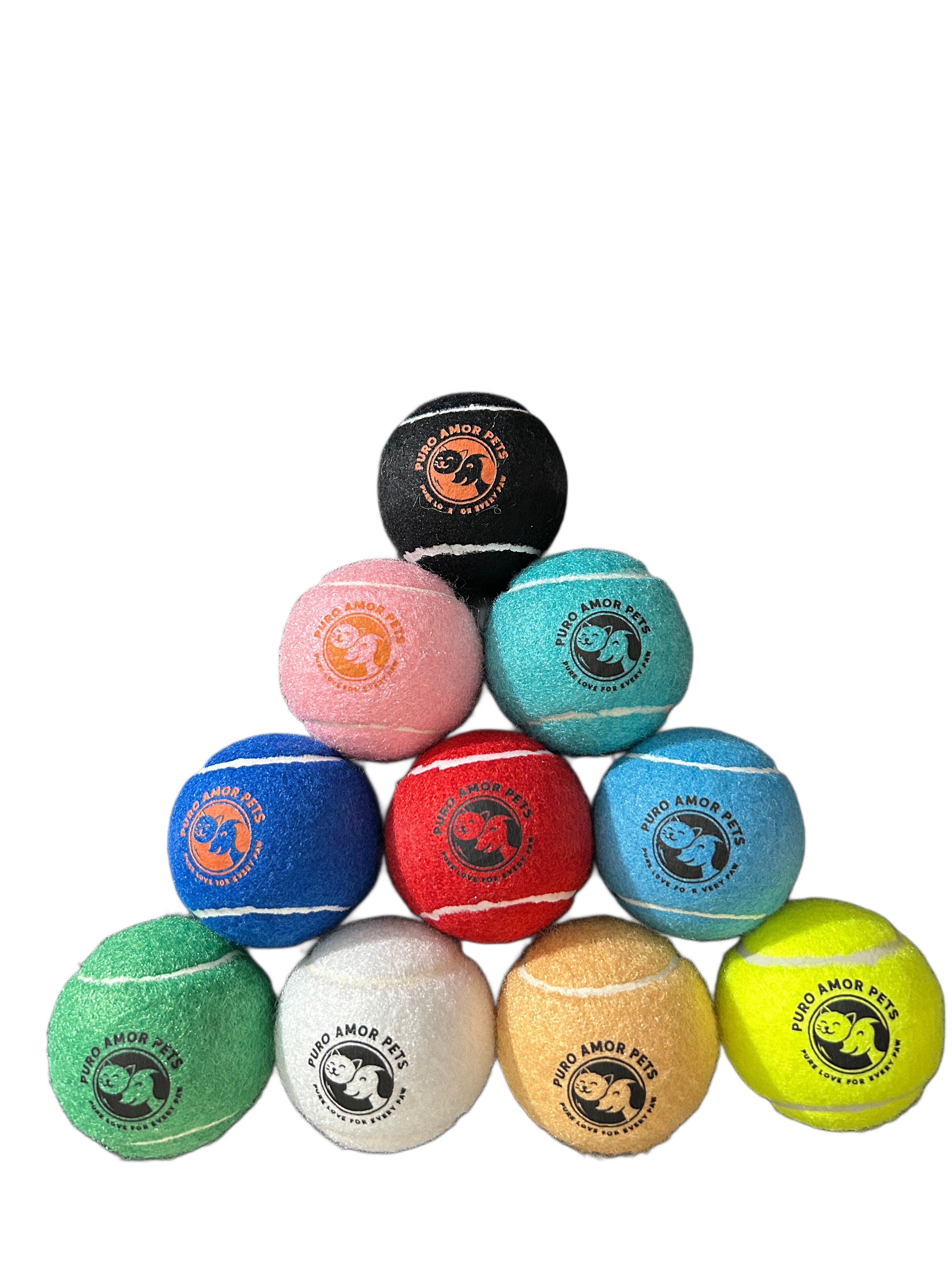 Puro Amor Pets - Premium Play Tennis Balls (3-Pack)