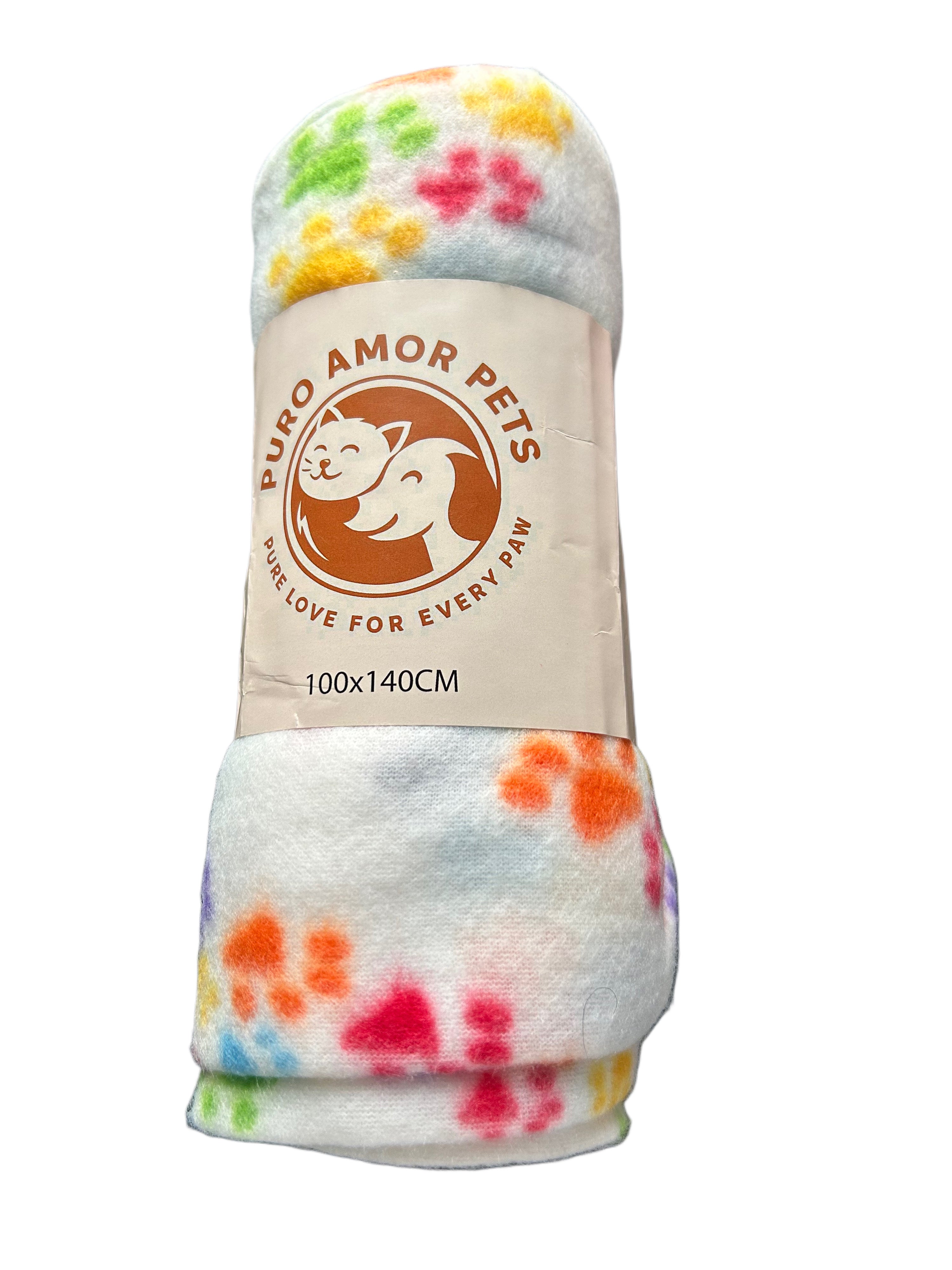 Puro Amor Pets Cozy Paw Fleece Blanket