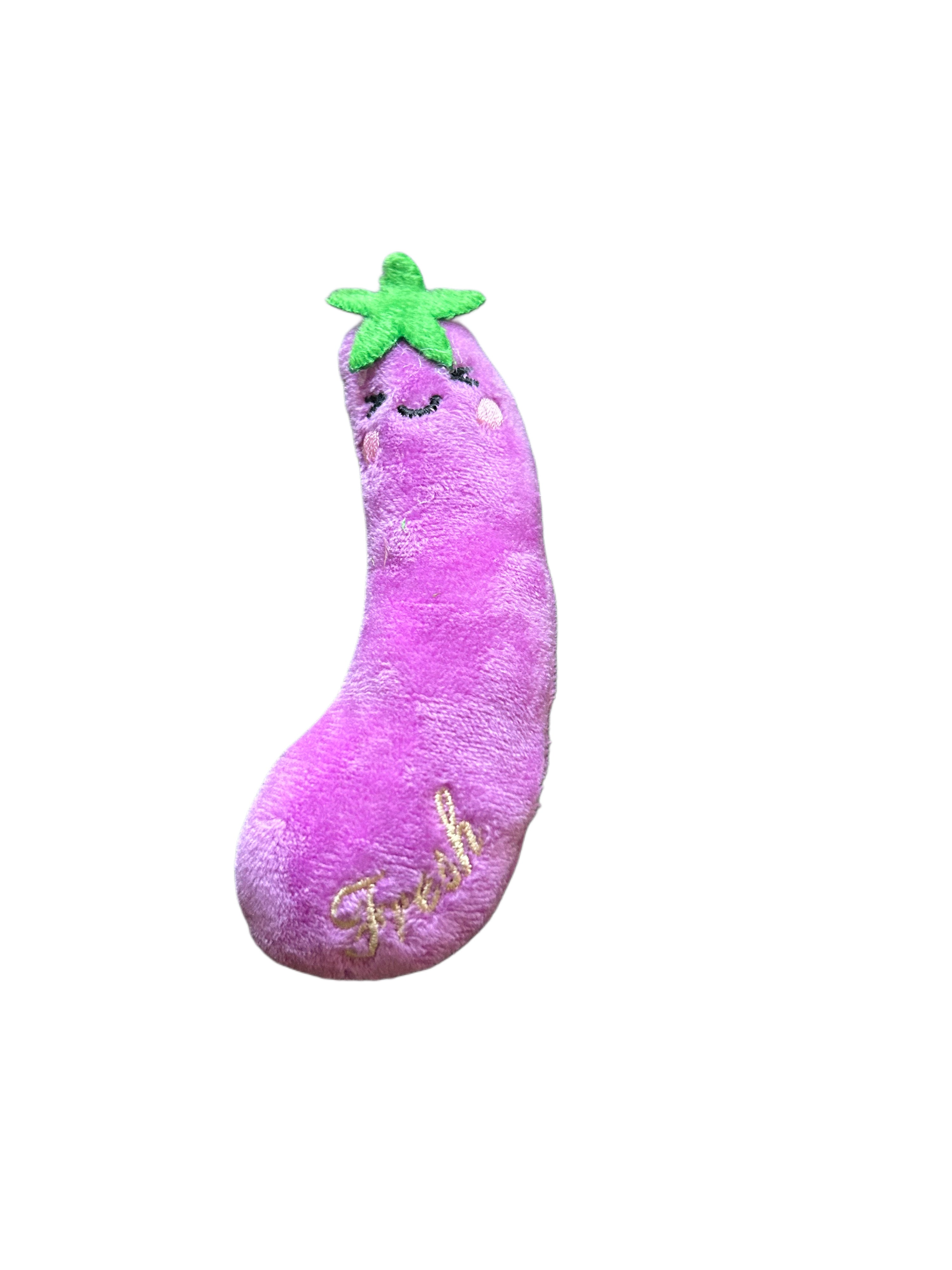 Veggie Friends Plush Squeak Toy Set (4-Pack) (Small & Medium Dogs)