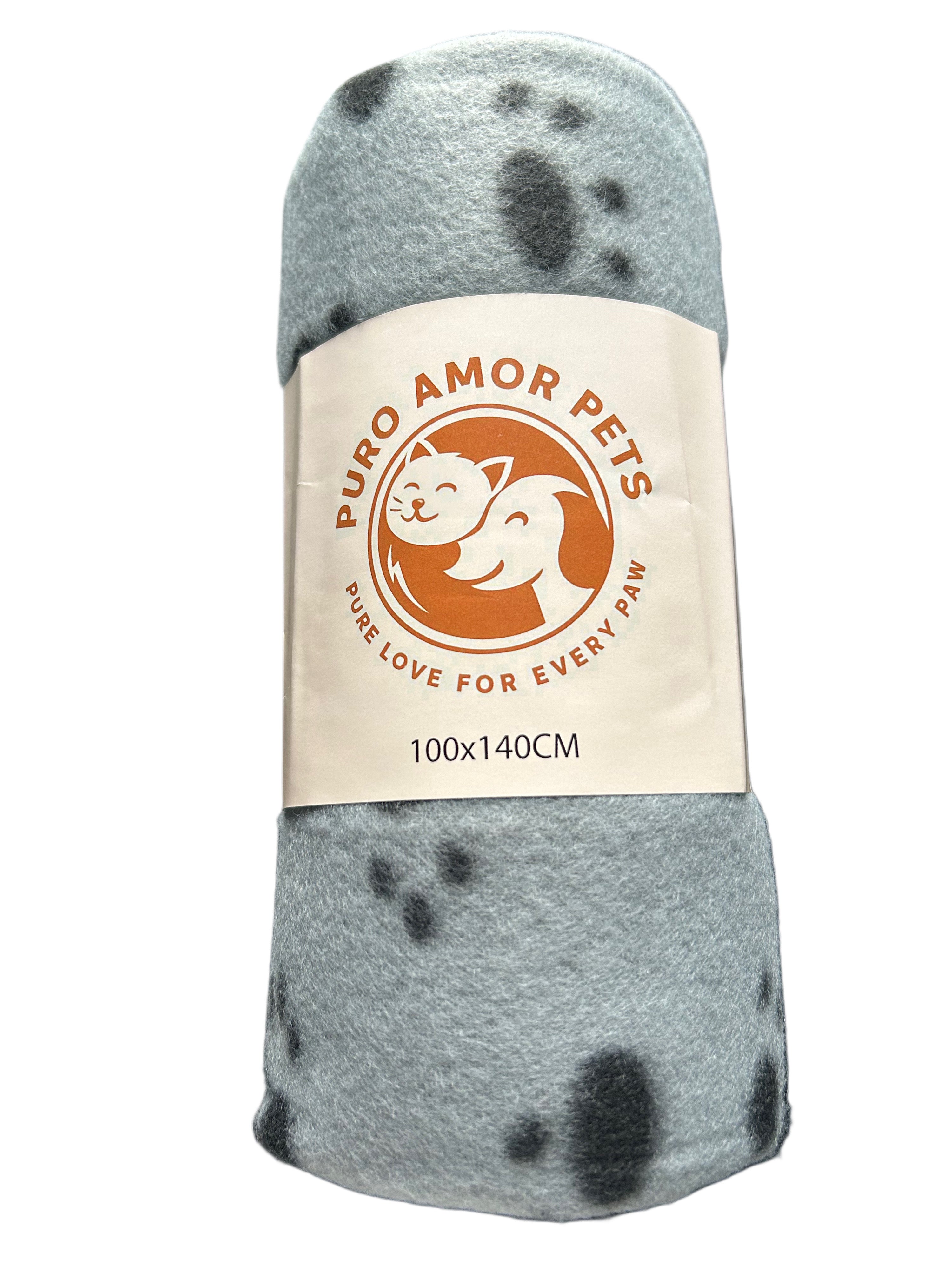Puro Amor Pets Cozy Paw Fleece Blanket