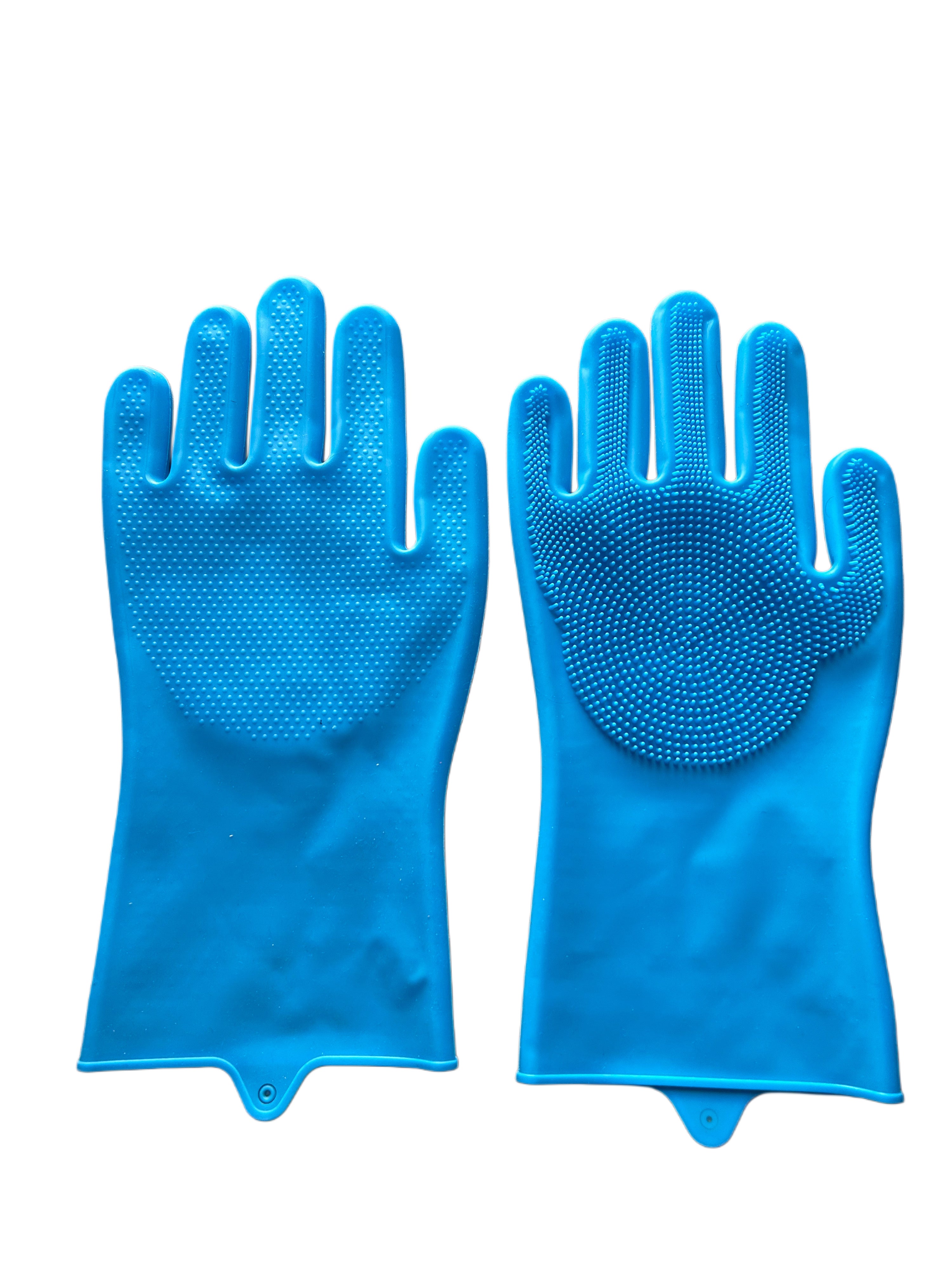 Puro Amor Pets Silicone Bath & Grooming Gloves (2-pack)