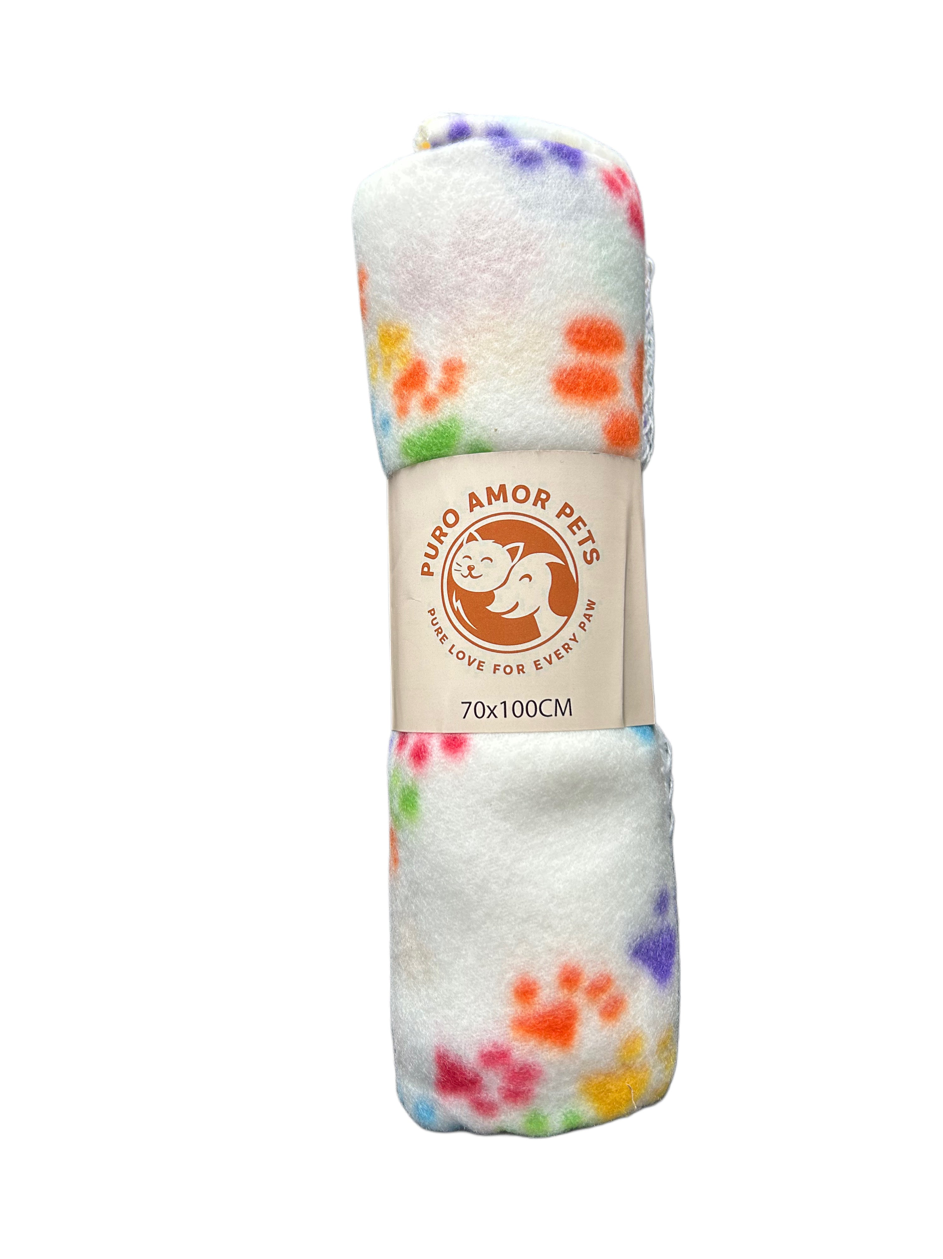 Puro Amor Pets Cozy Paw Fleece Blanket