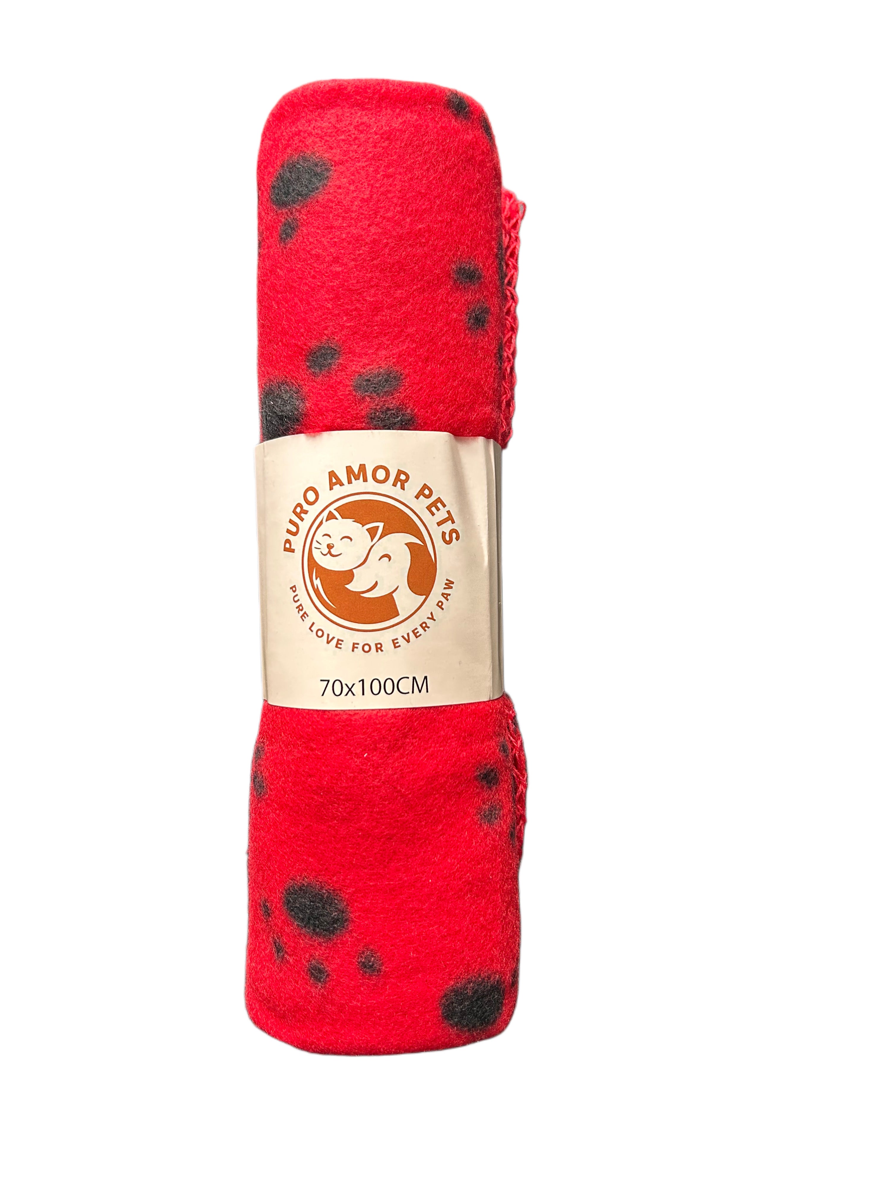 Puro Amor Pets Cozy Paw Fleece Blanket