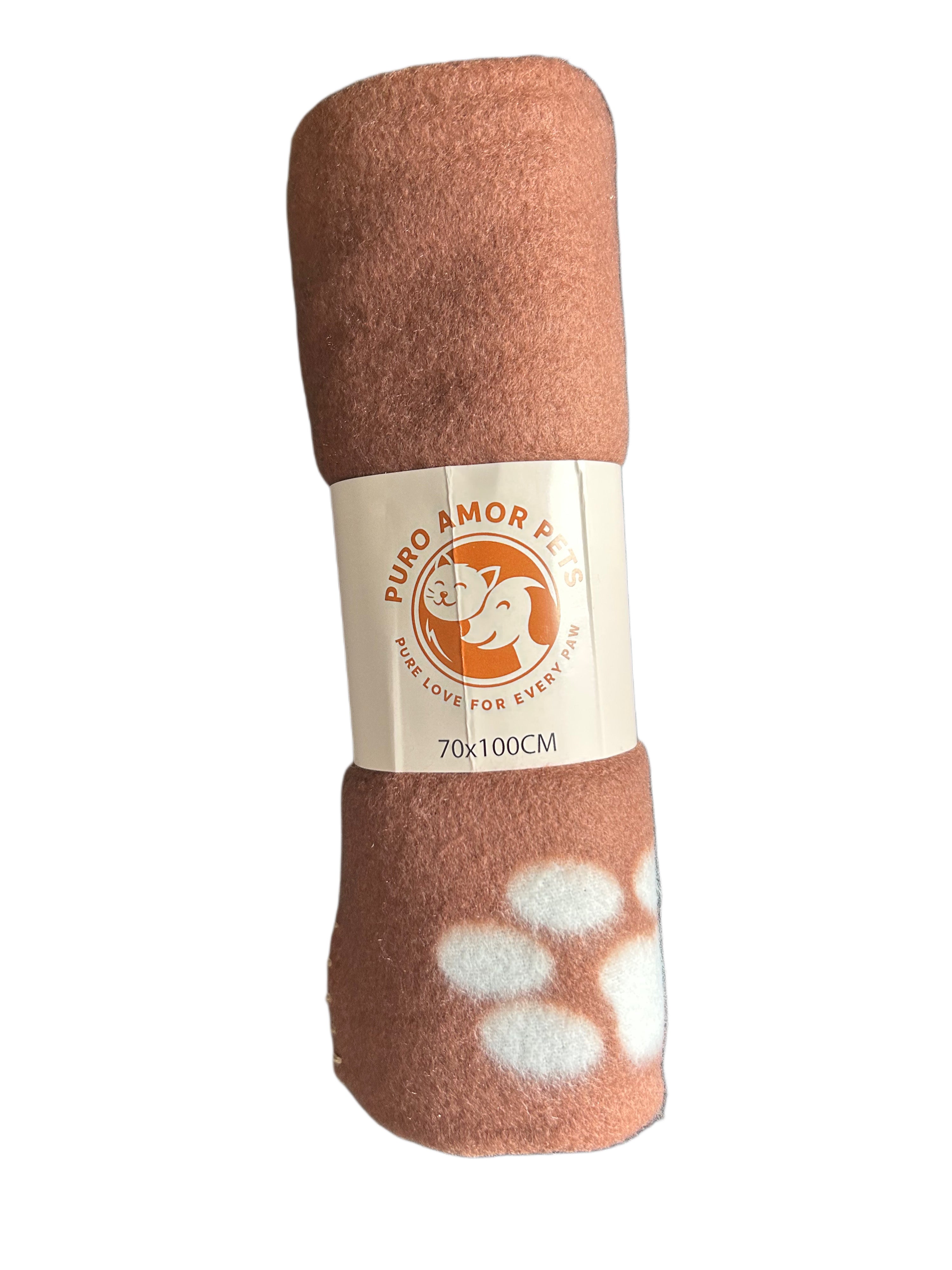 Puro Amor Pets Cozy Paw Fleece Blanket