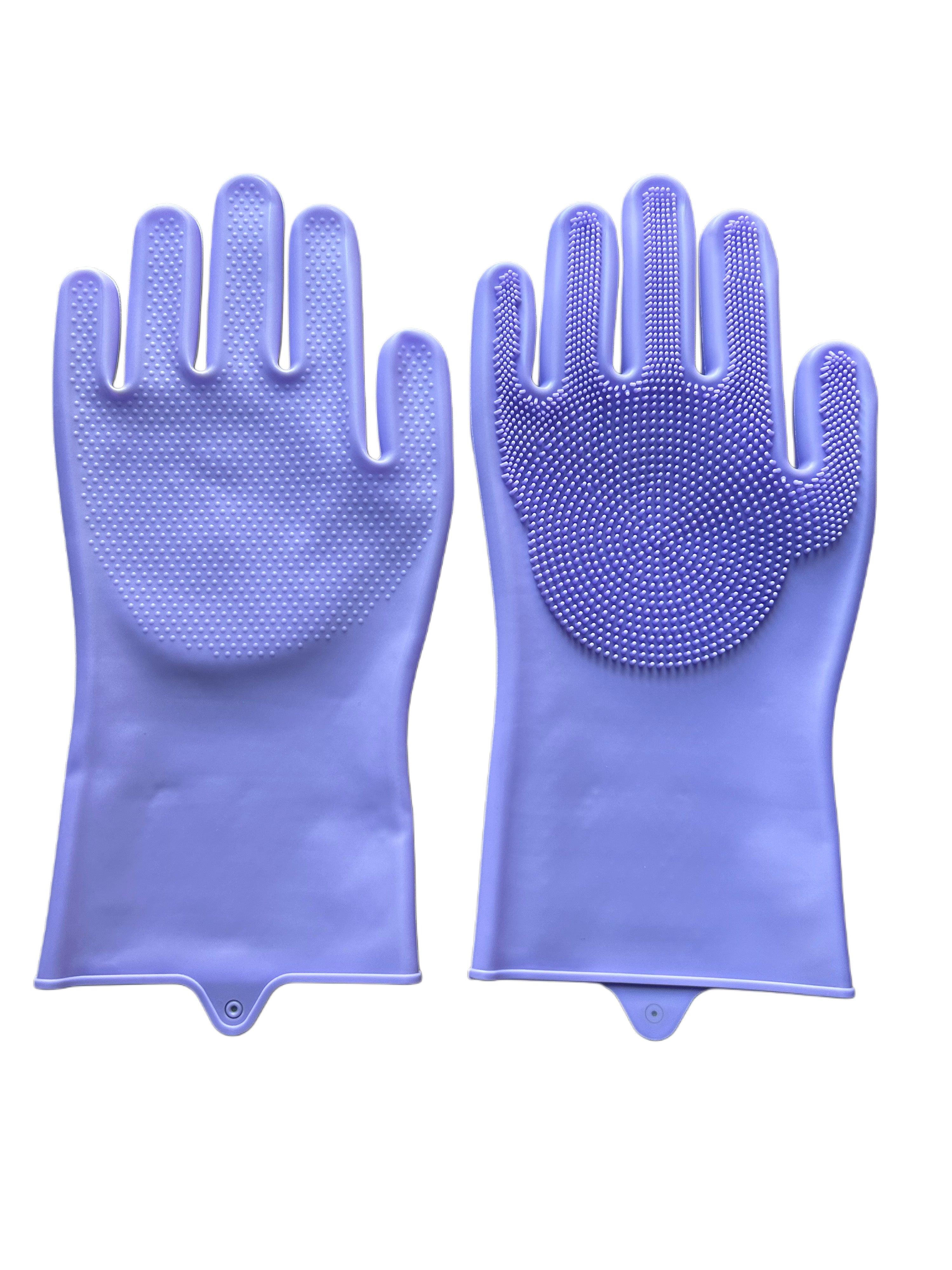 Puro Amor Pets Silicone Bath & Grooming Gloves (2-pack)