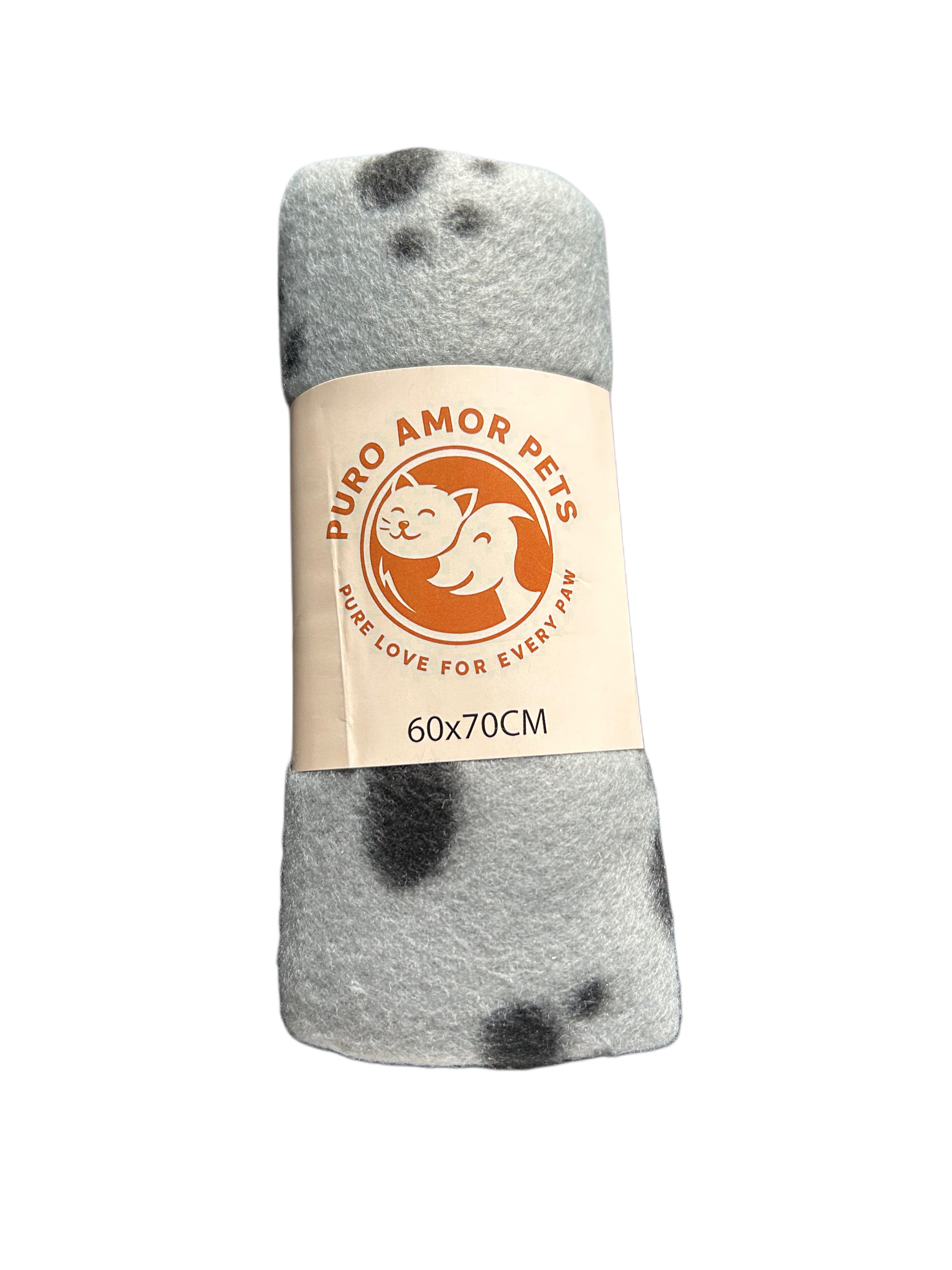 Puro Amor Pets Cozy Paw Fleece Blanket