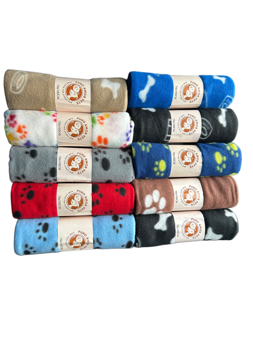 Puro Amor Pets Cozy Paw Fleece Blanket